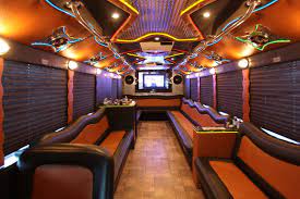 Luxury VIP party rental bus